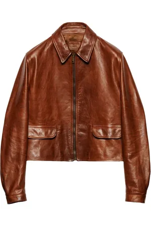 Prada Chaqueta con cremallera oculta