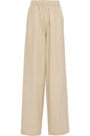 Prada Pantalones palazzo con cinturilla elástica