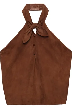 Prada Top con cuello halter