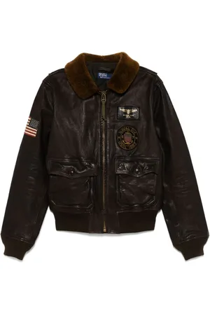 Ralph Lauren Chaqueta bómber con cierre oculto