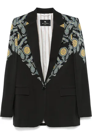 Etro Blazer con estampado de cachemira