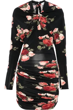 MAGDA BUTRYM Vestido corto con motivo floral