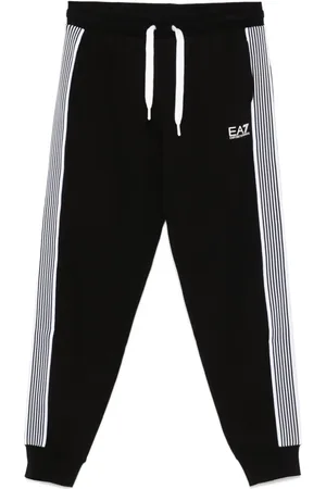 EA7 Pantalones de chándal con rayas laterales