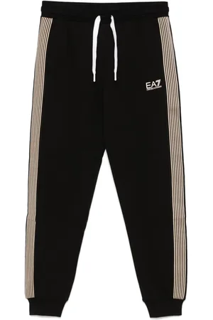 EA7 Pantalones de chándal con rayas laterales