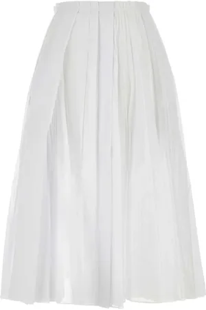 Jil Sander Falda acampanada plisada
