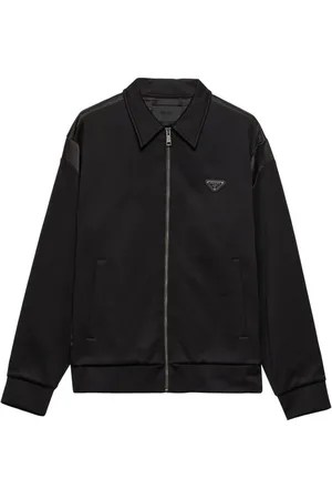 Prada Chaqueta con ribete de satén