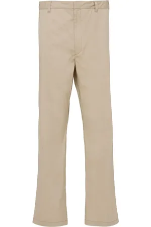 Prada Pantalones ajustados de talle medio