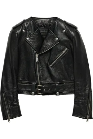 Prada Chaqueta biker con cremallera