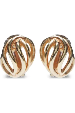 Dior Pendientes de clip con diseño envolvente