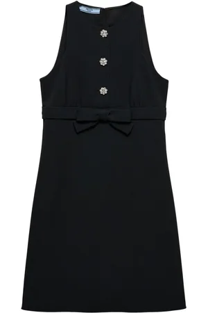 Prada Vestido corto con detalle de lazo