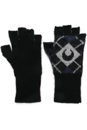 Marine Serre Guantes Moon Argyle