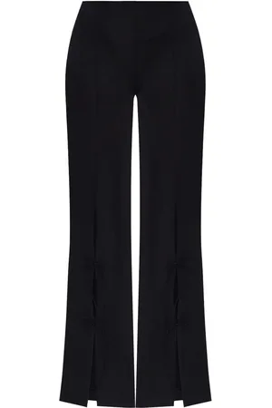 VERSACE Pantalones acampanados con detalle de lazo