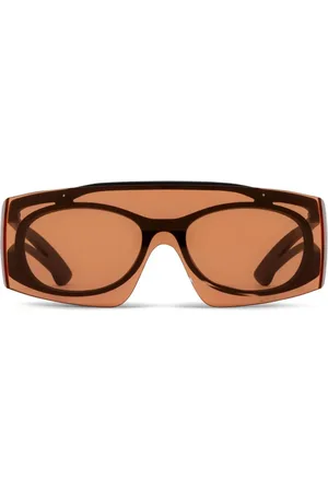 Alexander McQueen Gafas de sol con logo estampado