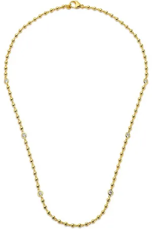 BUDDHA MAMA Collar en oro amarillo de 20 ct con diamantes