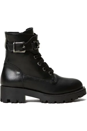 Twin-Set Botas militares con tira en el tobillo