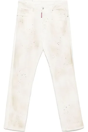 Dsquared2 Vaqueros con motivo de salpicadura de pintura