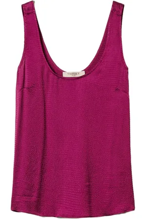 Twin-Set Top con efecto forjado