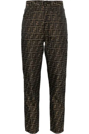 Fendi Pantalones Zucca 1990-2000