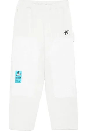 A Bathing Ape Pantalones de chándal con parche del logo