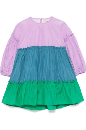 Stella McCartney Vestido con diseño colour block