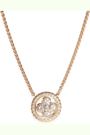 LOUIS VUITTON Collar Blossom en oro de 18 ct con diamantes