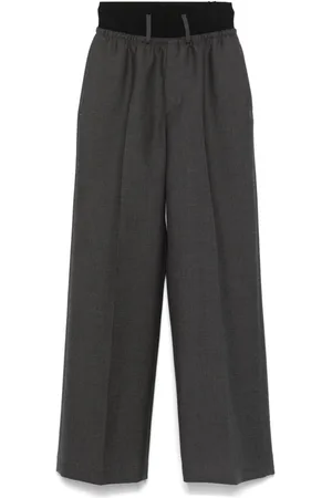 ALAINPAUL Pantalones con cinturilla elástica