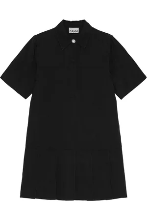 Ganni Vestido corto de sarga