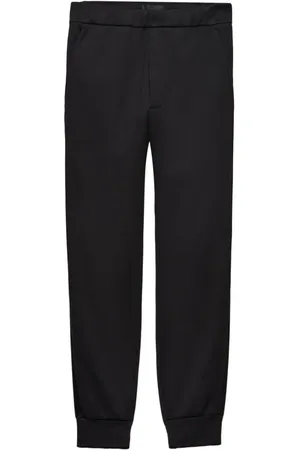 Prada Pantalones de chándal con detalle de duquesa