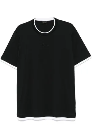 BRIONI Camiseta con logo bordado