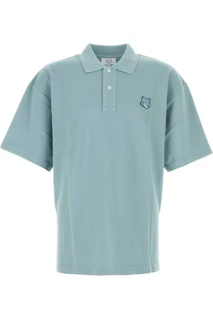 Maison Kitsuné Polo oversize con parche Fox Head