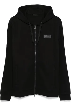 EA7 Sudadera con capucha y aplique del logo