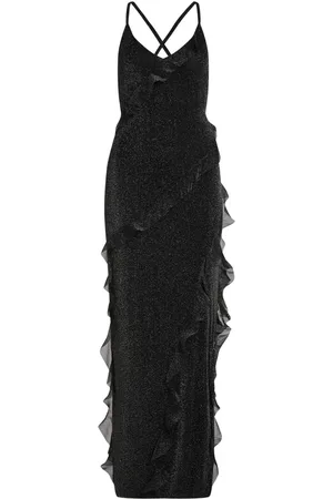 Karl Lagerfeld Vestido largo con volantes