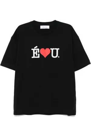Etudes Camiseta con eslogan estampado