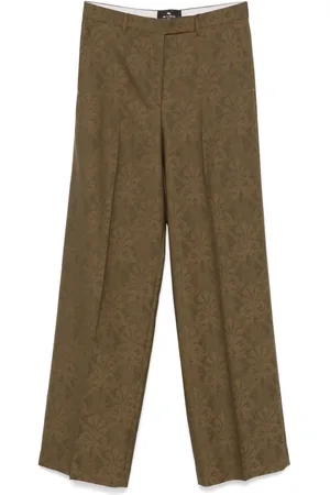 Etro Pantalones con motivo en jacquard