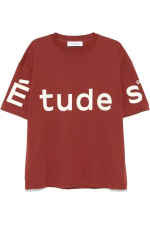 Etudes Camiseta con logo estampado