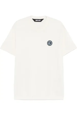 Roberto Cavalli Camiseta con logo en relieve