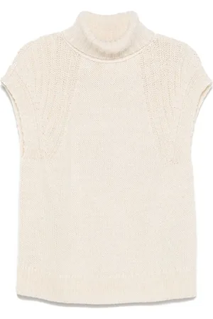 Armani Exchange Top con cuello alto