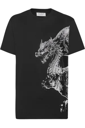 Philipp Plein Camiseta con apliques de strass