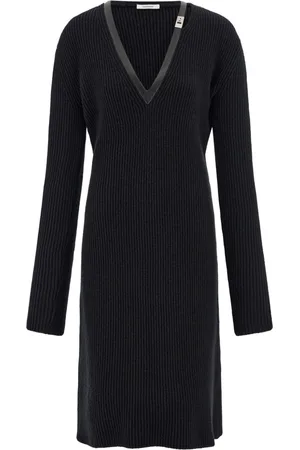 Salvatore Ferragamo Vestido con ribete