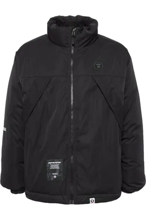 A Bathing Ape Chaqueta acolchada con parche del logo