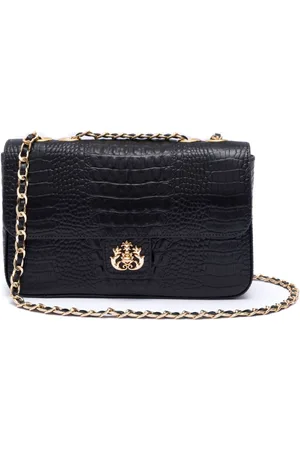 Isla Ibiza Bolso de hombro Anne Jumbo con efecto de piel de cocodrilo