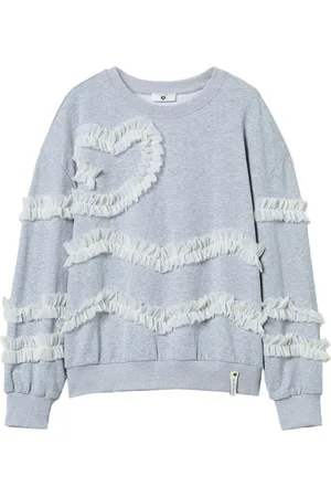 Twin-Set Sudadera con detalle de volantes