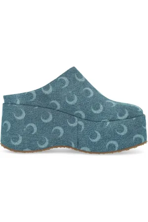 Marine Serre Slippers Moon con tacón de 85 mm
