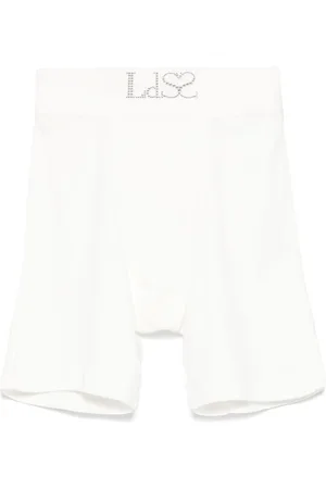 Ludovic De Saint Sernin Pantalones cortos biker con apliques