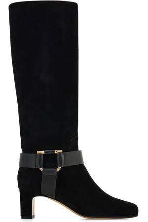 Salvatore Ferragamo Botas altas Gancini con tacón de 55 mm