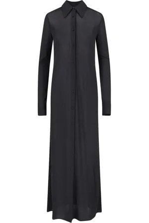 Jil Sander Vestido camisero largo