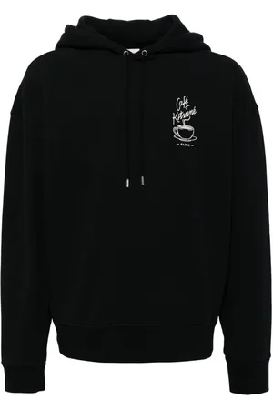 Café Kitsuné Sudadera con capucha y logo bordado