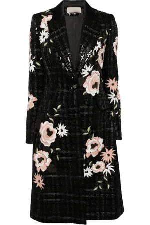 Elie saab Abrigo con bordado