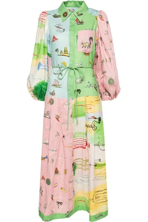 ALÉMAIS Vestido camisero Jet