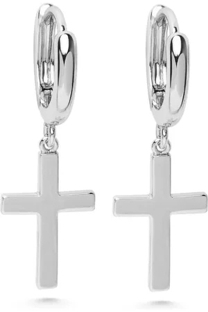 Nialaya Pendientes Cross pequeños